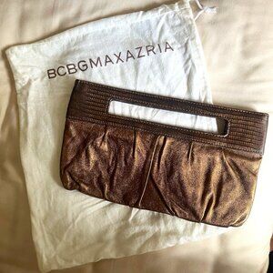 BCBG Metallic Clutch